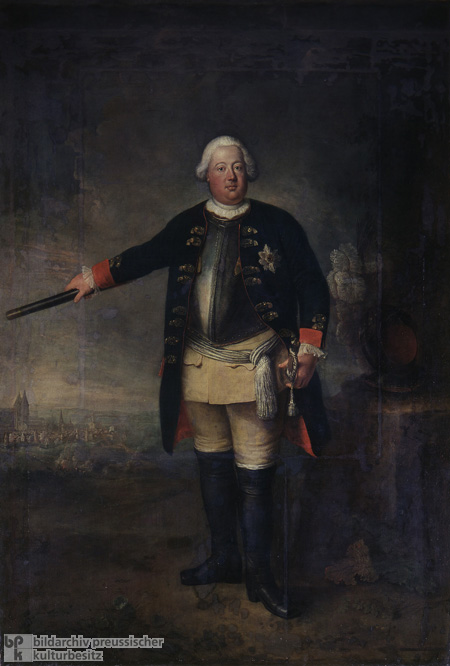Friedrich Wilhelm I., der „Soldatenkönig” von Preußen (1729)